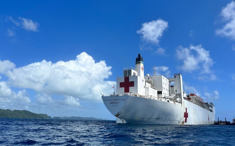 USNS Mercy Arrives in the Republic of Palau for Pacific Partnership 24-1 > United States Navy > News Stories