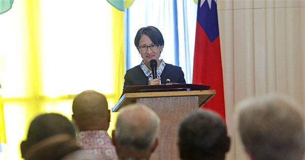 Vice President Hsiao says Taiwan to help Palau fight fraud, cybercrime