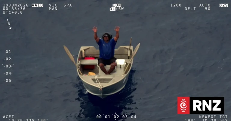 Air Force plane finds fisherman missing more than a week in northern Cook Islands
