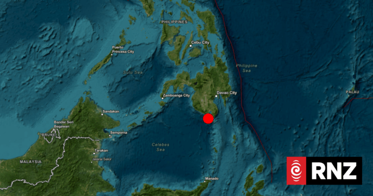 Tsunami risk to NZ being assessed after 7.8 earthquake in Philippines