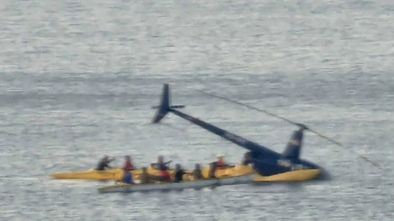 Pilot survives helicopter sea crash – FBC News
