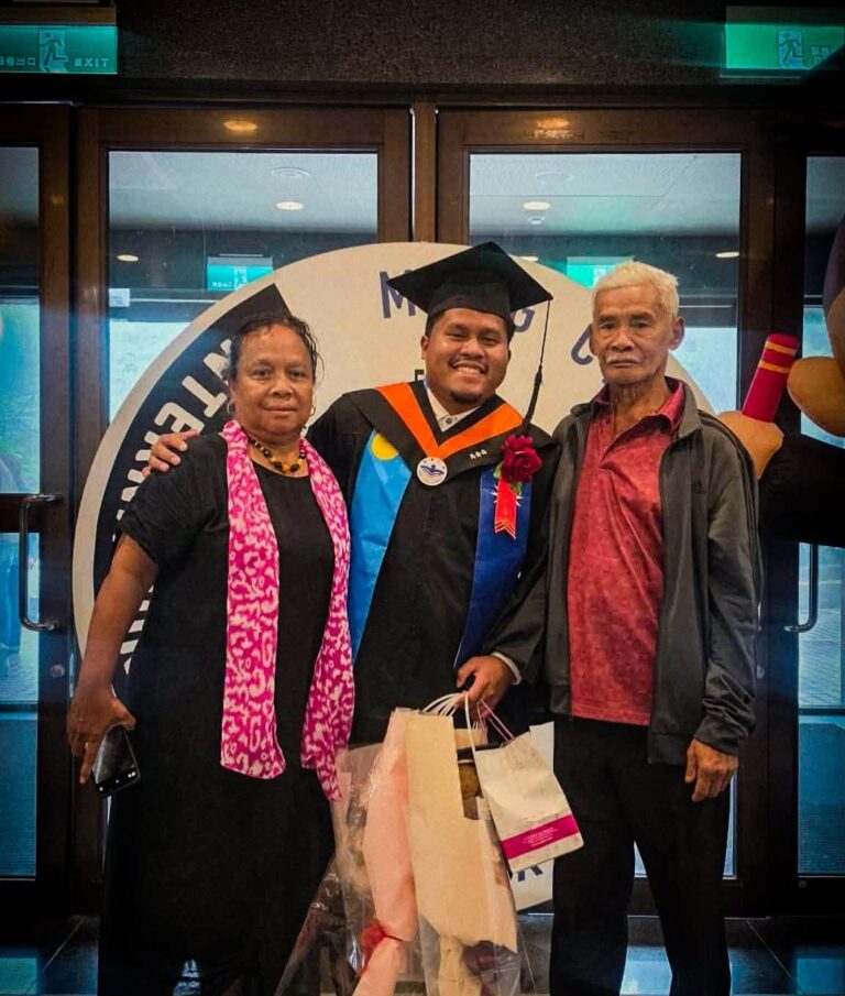 Palau Students in Taiwan Celebrate Graduation from Ming Chuan University