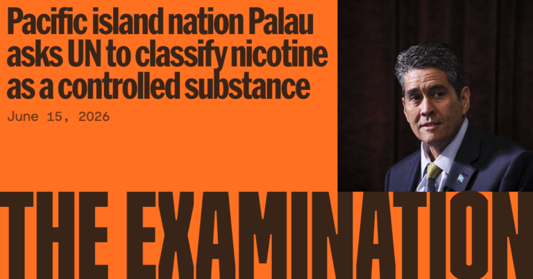 Palau asks UN to classify nicotine as a controlled substance