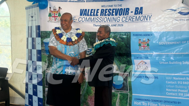 Valele Reservoir roof re-commissioned – FBC News