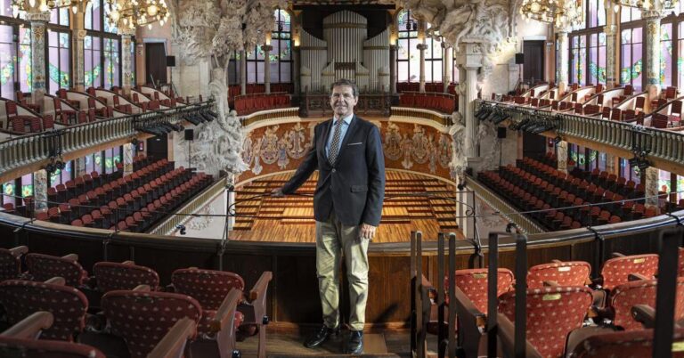Joaquim Uriach: “We would like to contribute to improving the entire environment of the Palau de la Música”