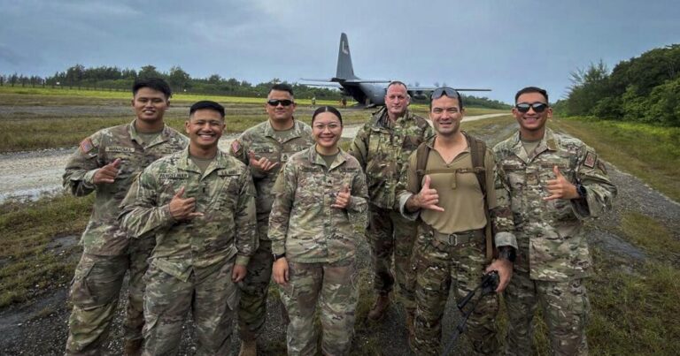 Guard lands C-130 in Palau in readiness drill | Local News
