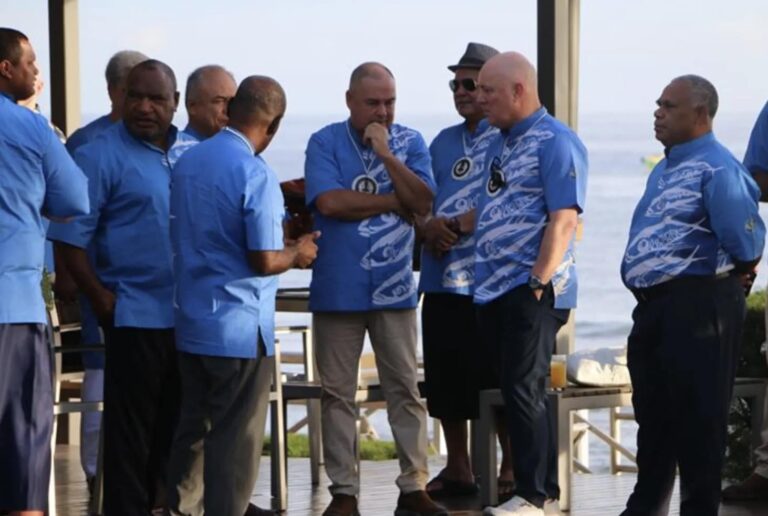 Sauni Palau e talimalo i le fonotaga a Ta’ita’i o le Pasefika