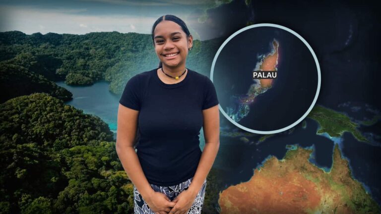 The Pacific nation caught between two superpowers