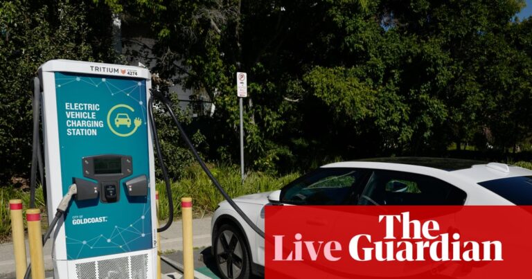 News live: Australians splurging on EVs and not travelling overseas, ABS data shows; economy grows by 2.1% in year to June | Australia news