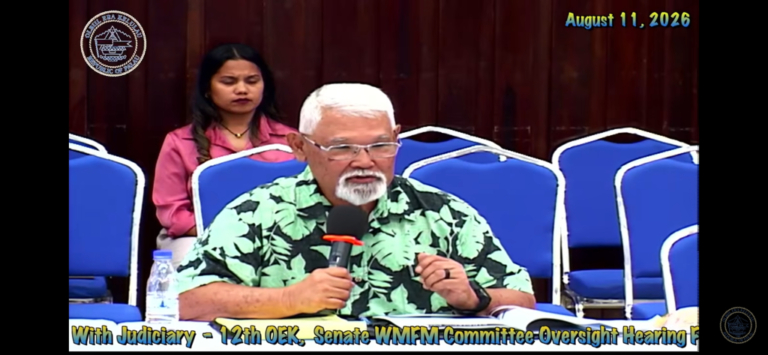 Senate Oversight Hearing Highlights Challenges Facing Palau Judiciary