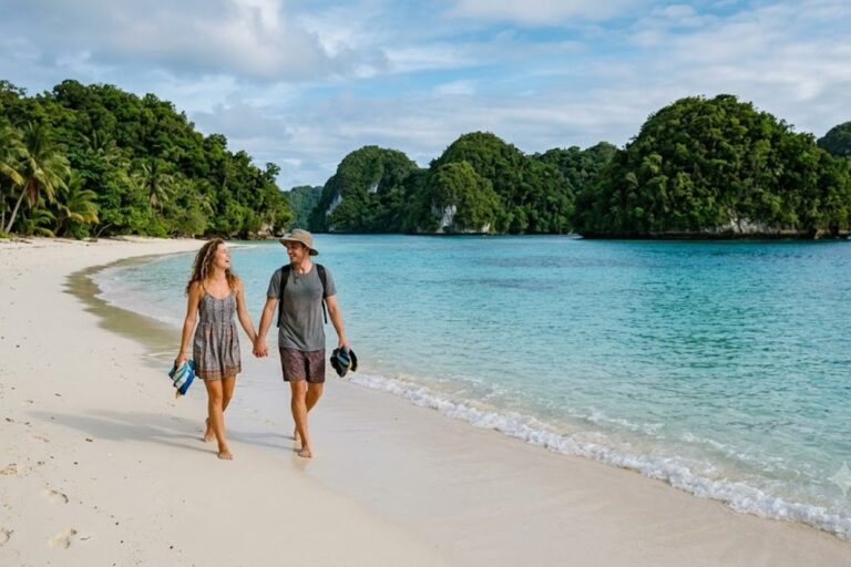 Tourists Actively Opt For Palau as Slippers Beach and Many O